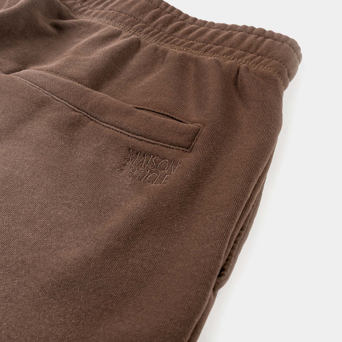 Washed Fleece Mens Shorts (Brown/Brown)
