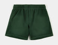 Washed Fleece Mens Shorts (Green/Green)