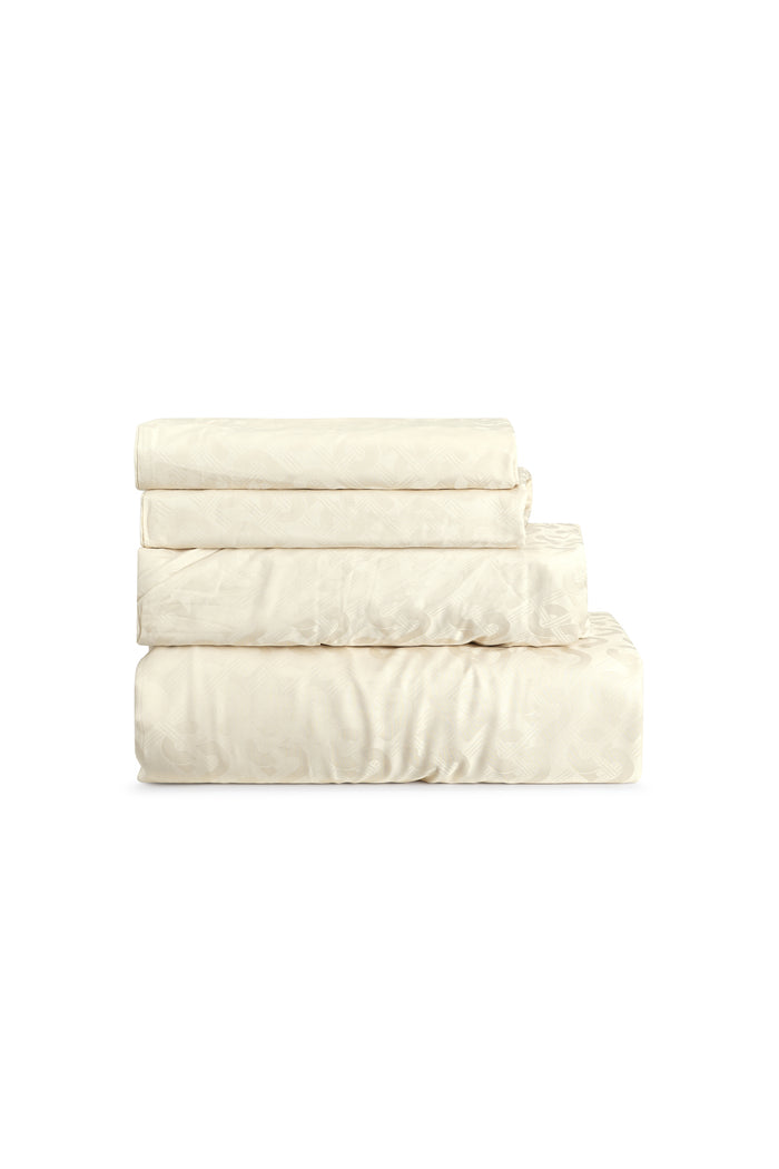 Wicker Bed Sheet King - Broken White