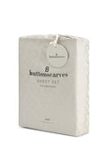 Wicker Bed Sheet King - Gray