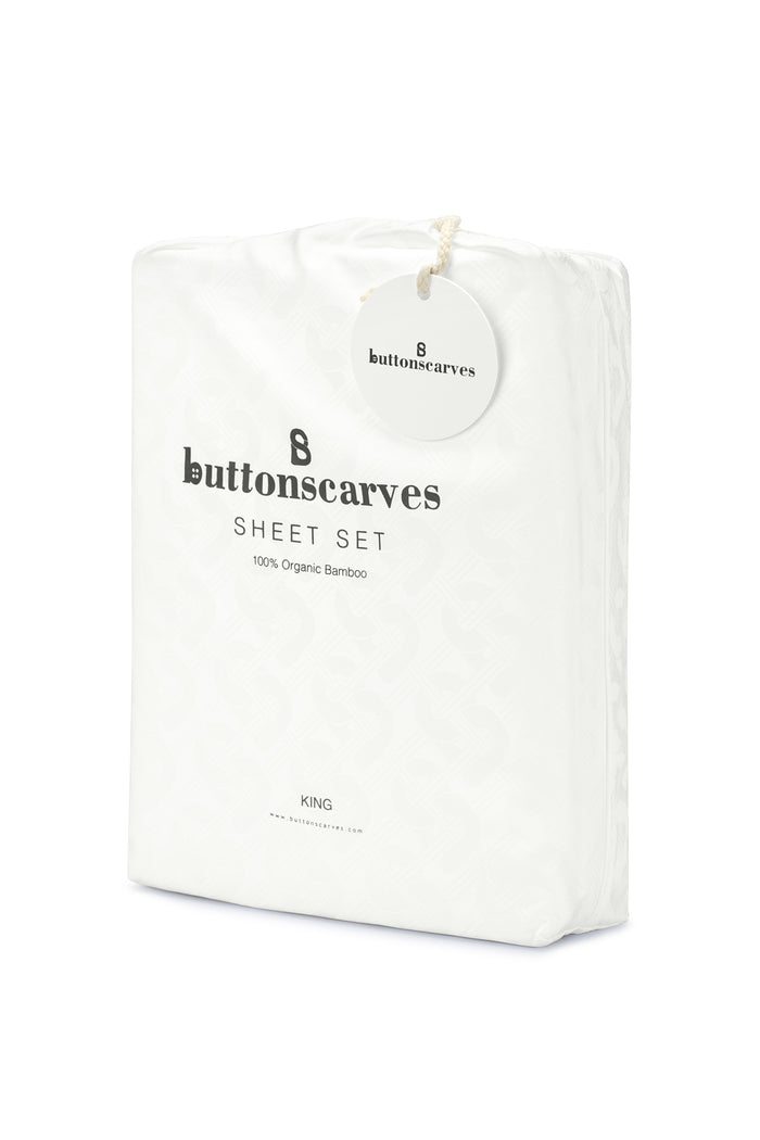 Wicker Bed Sheet King - Super White