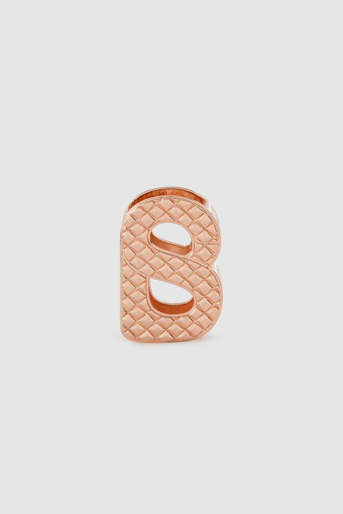Wicker Ring Brooch - Rose Gold