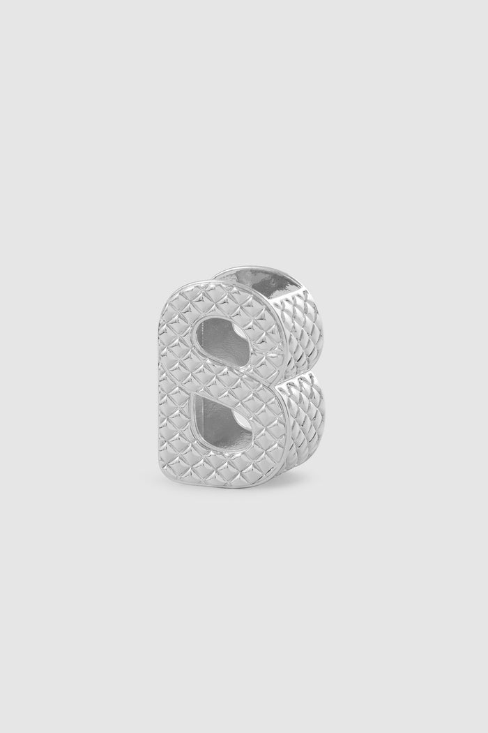 Wicker Ring Brooch - Silver