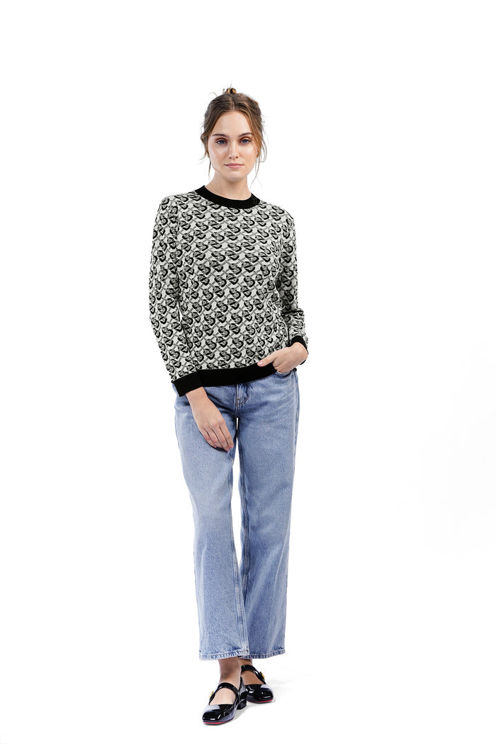 Wicker Sweatshirt - Black