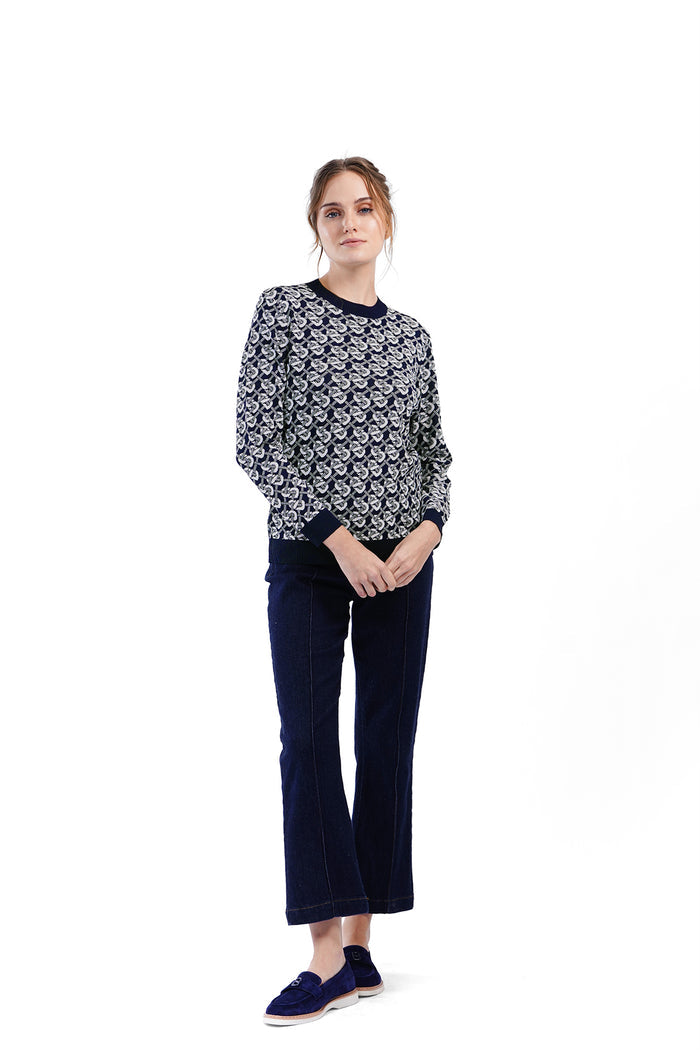 Wicker Sweatshirt - Navy