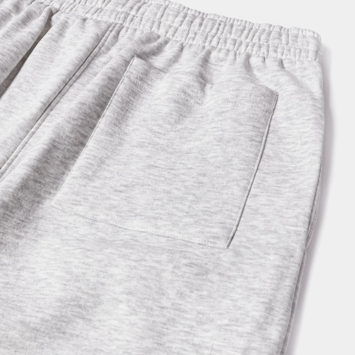 Wide Leg Fleece Mens Pants (Light Grey)