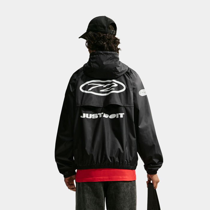 Windrunner Storm Fit Graphic Mens Jacket (Black/Black/Black)