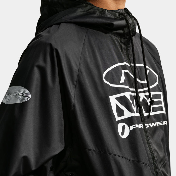 Windrunner Storm Fit Graphic Mens Jacket (Black/Black/Black)