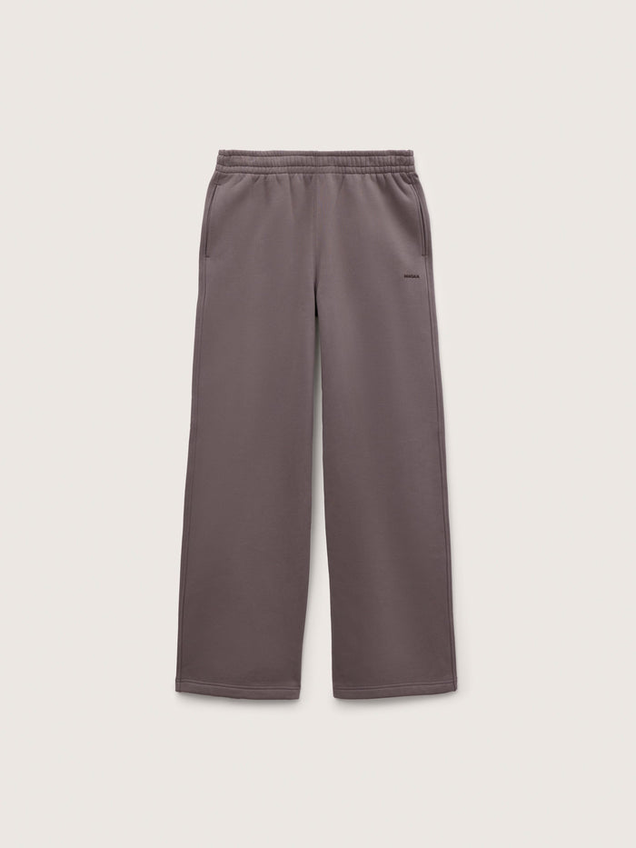 Womens Heavyweight Straight Leg Track Pants—Slate Escape