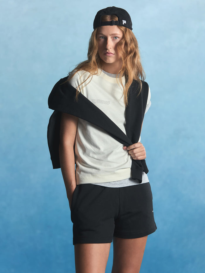 Womens Midweight Shorts—Black