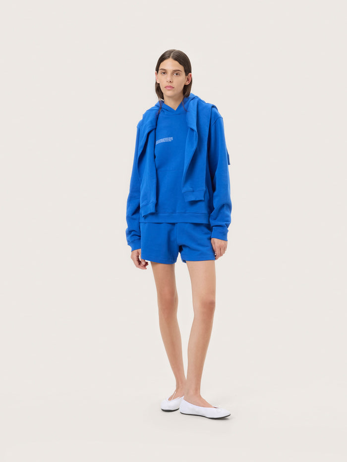 Womens Midweight Shorts—Gaia Blue