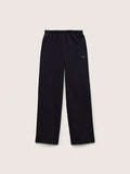 Womens Midweight Straight Leg Track Pants—Black