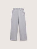 Womens Midweight Straight Leg Track Pants—Grey Marl
