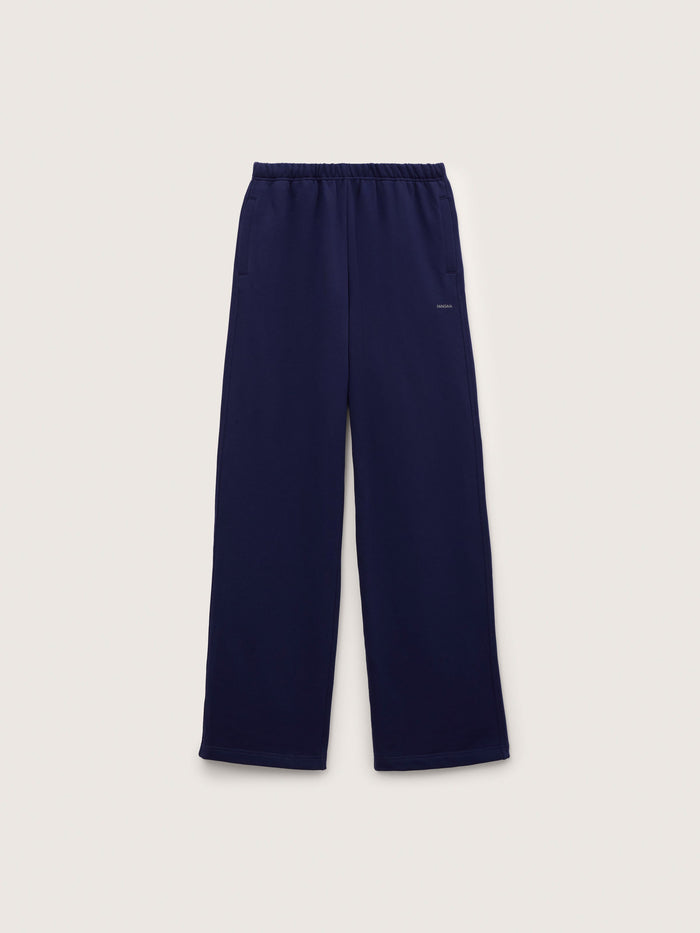 Womens Midweight Straight Leg Track Pants—Ocean Navy