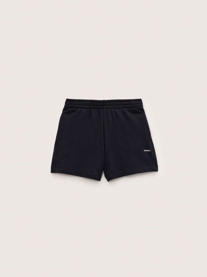 Womens Midweight T-Shirt and Shorts Set—Black