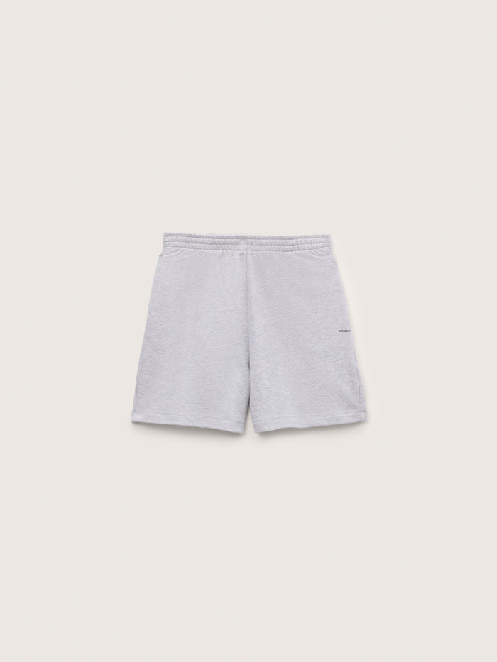 Womens Midweight T-Shirt and Shorts Set—Grey Marl