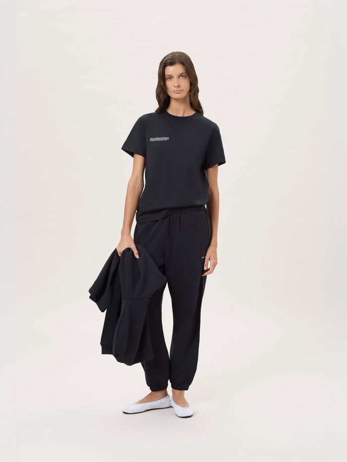 Womens Midweight T-Shirt—Black