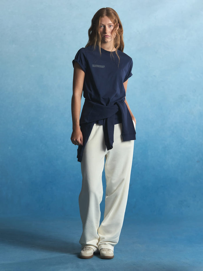 Womens Midweight T-Shirt—Ocean Navy