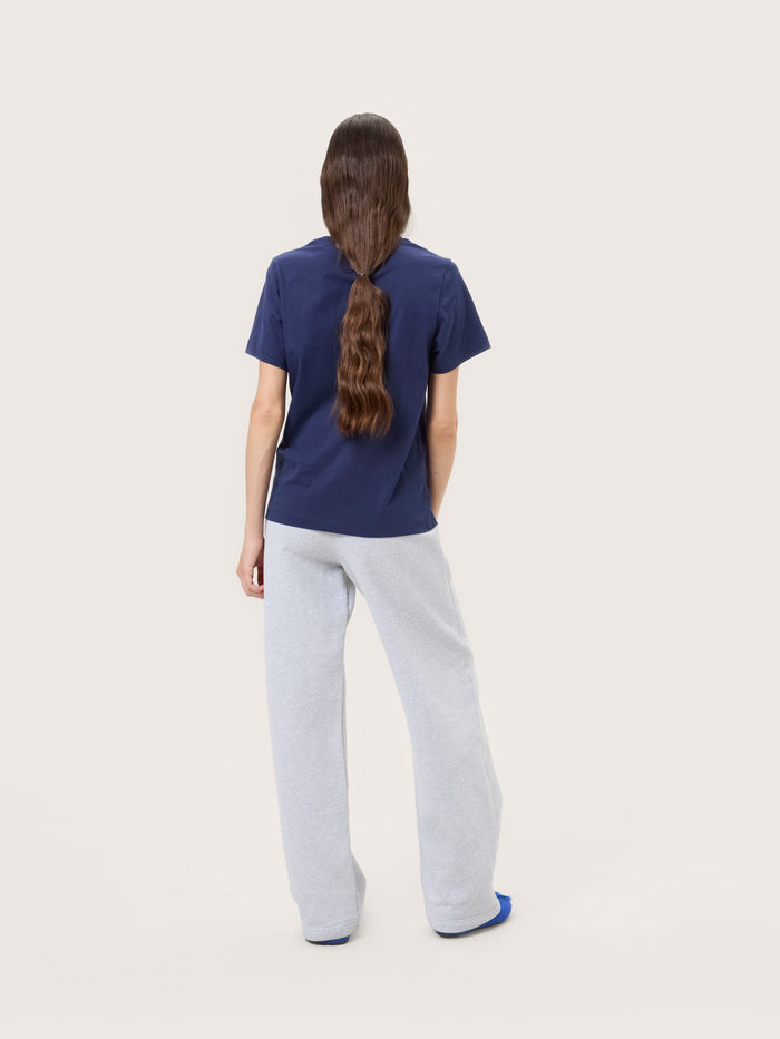 Womens Midweight T-Shirt—Ocean Navy