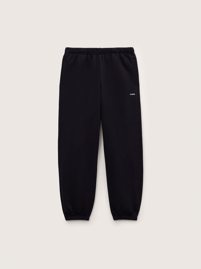 Womens Midweight Track Pants—Black