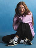 Womens Midweight Zip Up Hoodie—Blush Drift