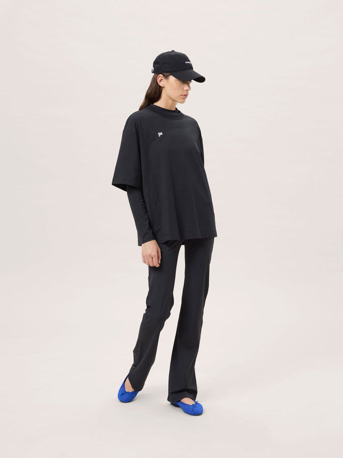 Womens Oversized T-Shirt—Black