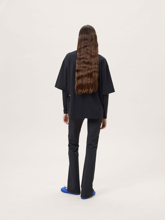 Womens Oversized T-Shirt—Black