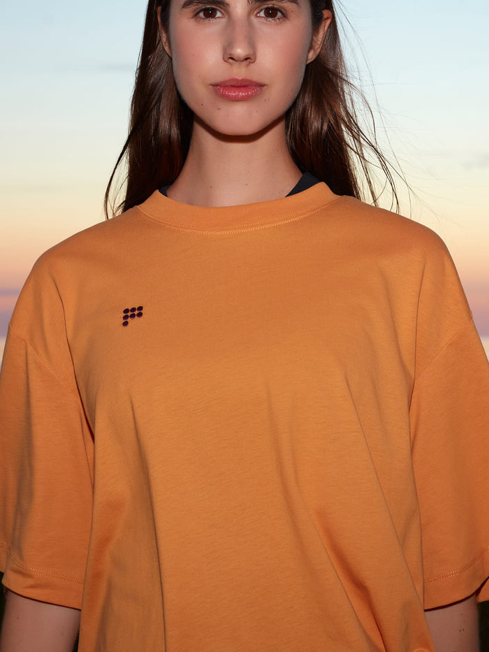 Womens Oversized T-Shirt—Burnt Horizon