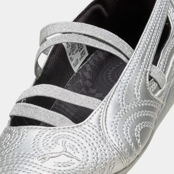 Puma x Wicked Speedcat Ballet Silver Slipper Womens Shoes (Puma Silver/Cool Mid Gray/Flat Dark Gray)