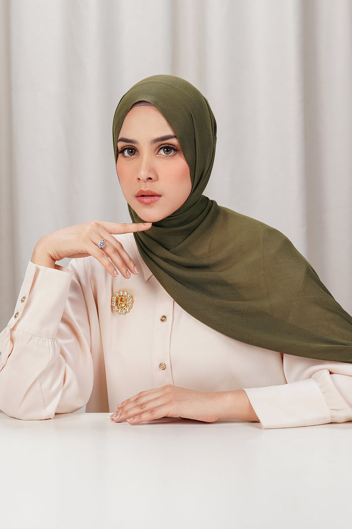 Yura Shawl - Fir Green