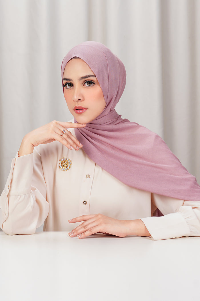 Yura Shawl - Misty Rose