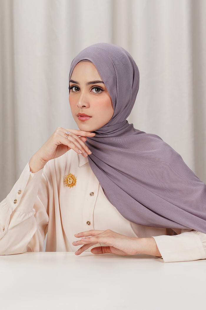 Yura Shawl - Purple Dove