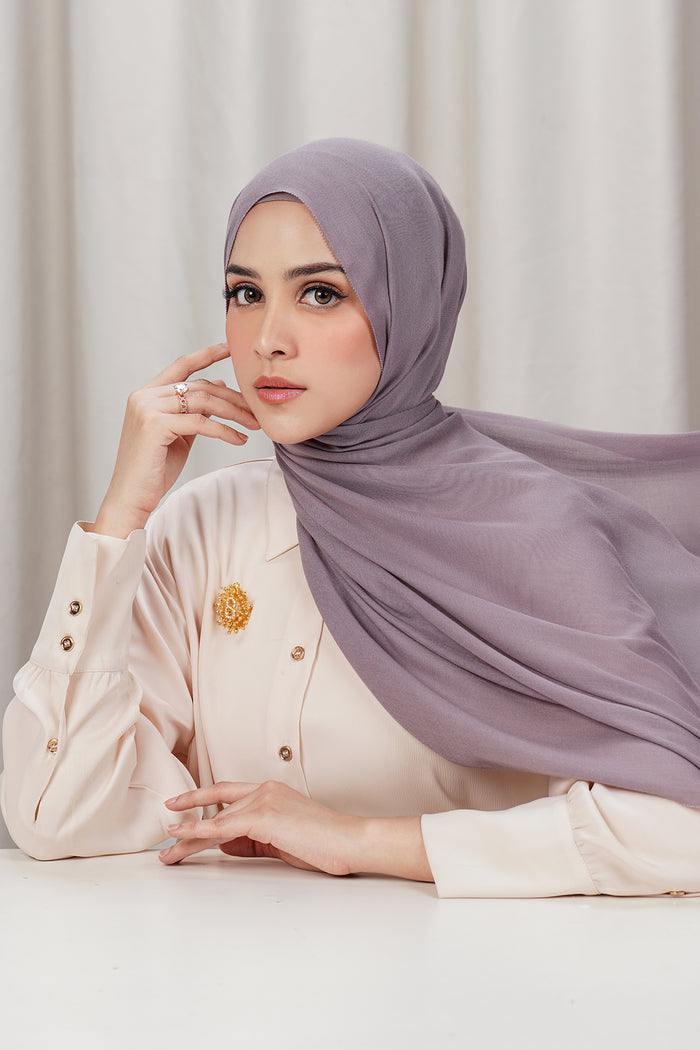 Yura Shawl - Purple Dove