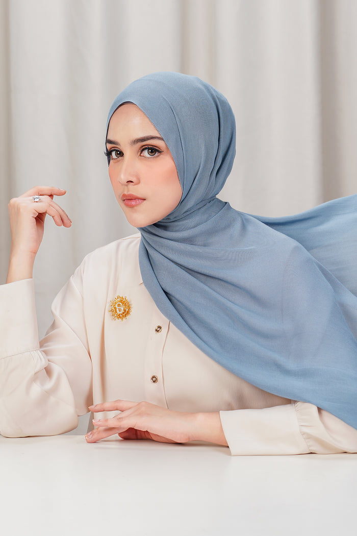 Yura Shawl - Vista Blue