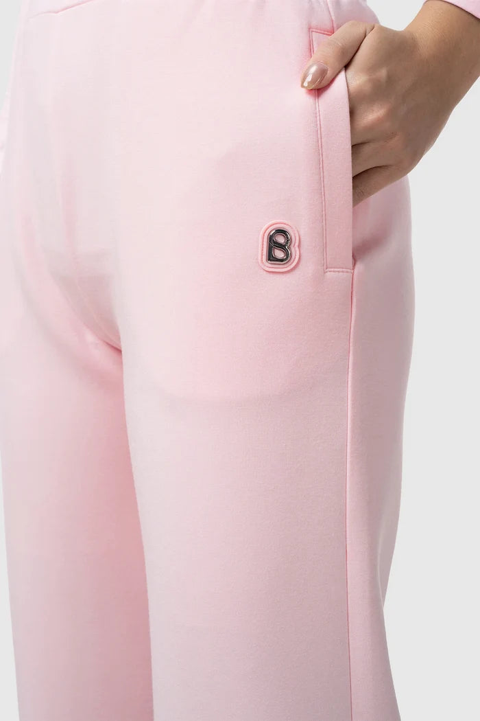 zoey basic pants in pink by buttonscarves with side pocket