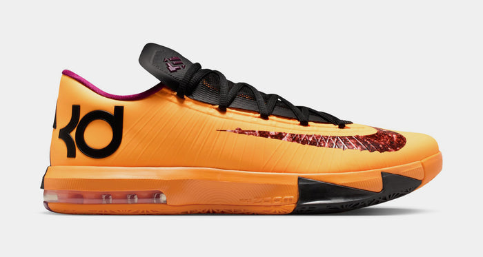Zoom KD 6 Peanut Butter And Jelly Mens Basketball Shoes (Laser Orange/Raspberry Red/Black)